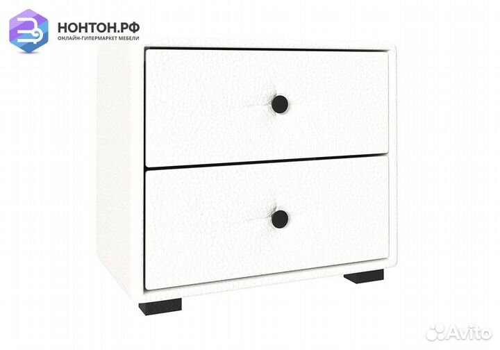 Тумба прикроватная Tango экокожа белая