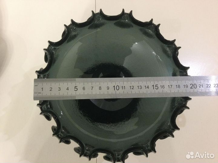 Комплект Новых ваз из коричневого стекла