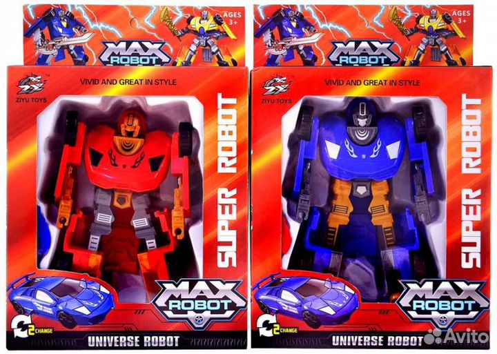 Трансформер super robot MAX robo