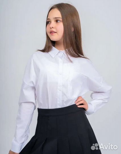 Рубашка школьная новая