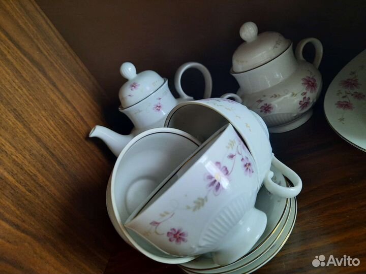 Фарфоровый чайный сервиз ГДР