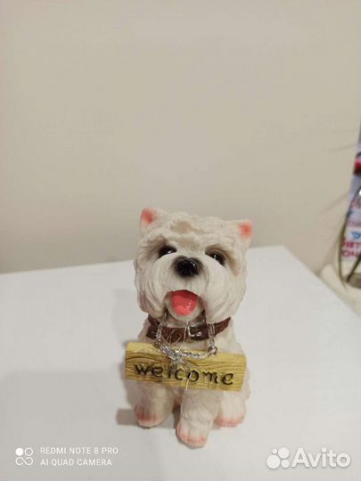Статуэтки собак(уайт-вест-терьер)