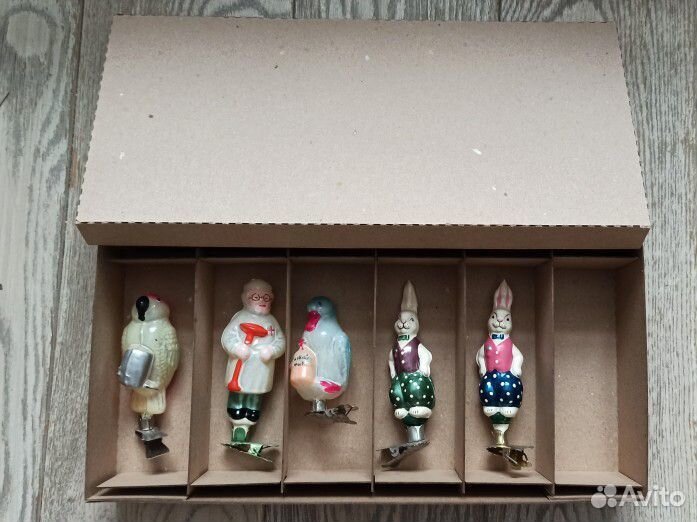 Коробки для наборов елочных игрушек СССР