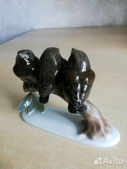Три воробья на ветке. Rosenthal
