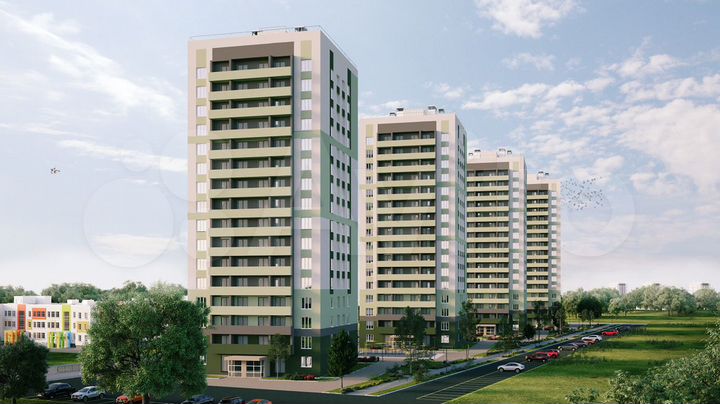 Квартира-студия, 32,7 м², 1/16 эт.