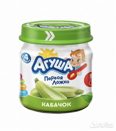 Детское питание Агуша овощное пюре