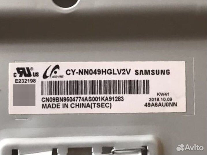 BN41-02635B с тв samsung ue49nu7170