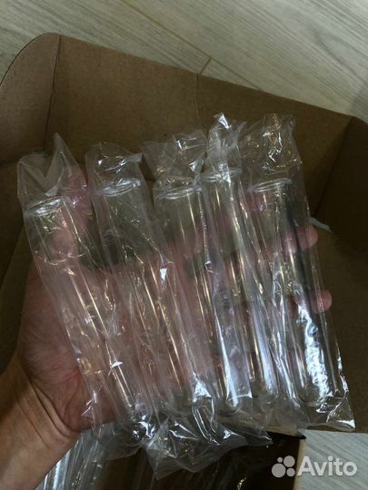 Пластиковые колбы (пробирки) для китайских ваз