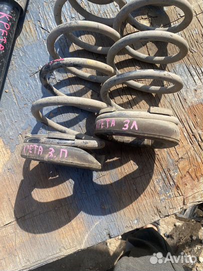 Задние пружины Hyundai Creta