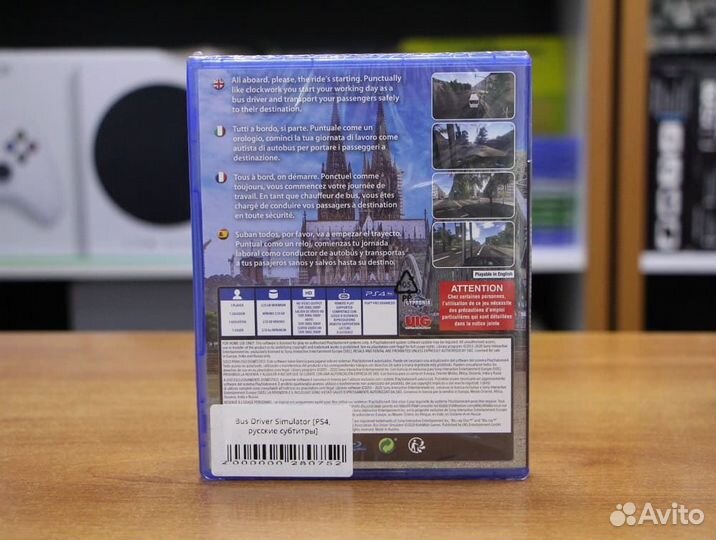 Bus Driver Simulator PS4, русские субтитры