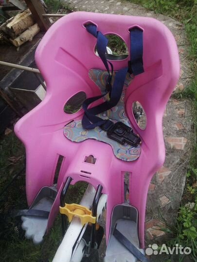 Детское велокресло переднее бу