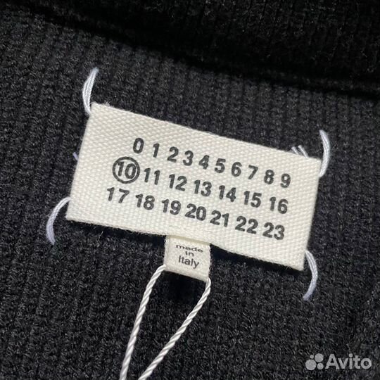 Кофта-полузамок Maison Margiela серный