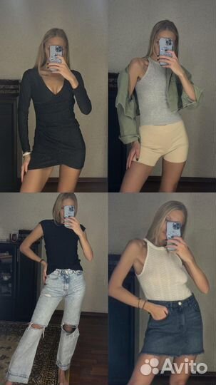 Костюм шорты и топ с прямым вырезом, горчичный