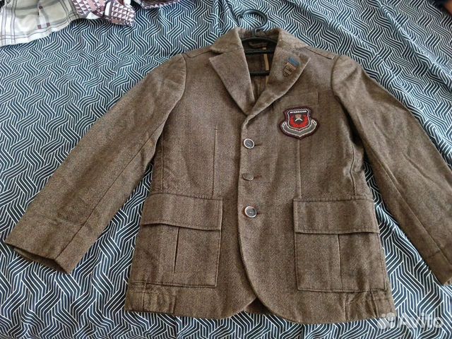 Пиджак школьный для мальчика р 140