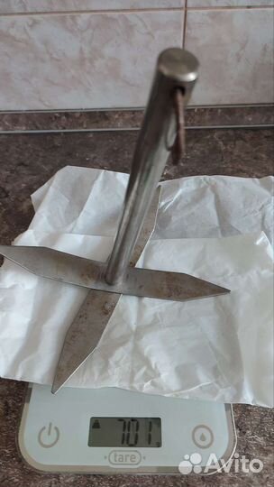 Якорь разборный для резиновой лодки 1.2-0.65 кг