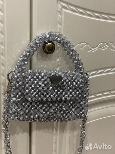 Сумка ручная работа из хрусталя