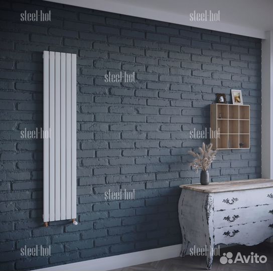 Вертикальный радиатор Steel-Hot от производителя