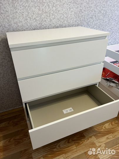 Комод IKEA мальм 4 ящика оригинал 100*80*48