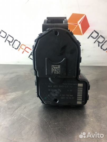 Заслонка дроссельная Mercedes C-Class W204 OM651