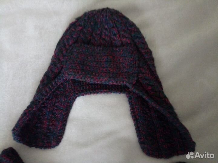 Шапка и шарф вязаные