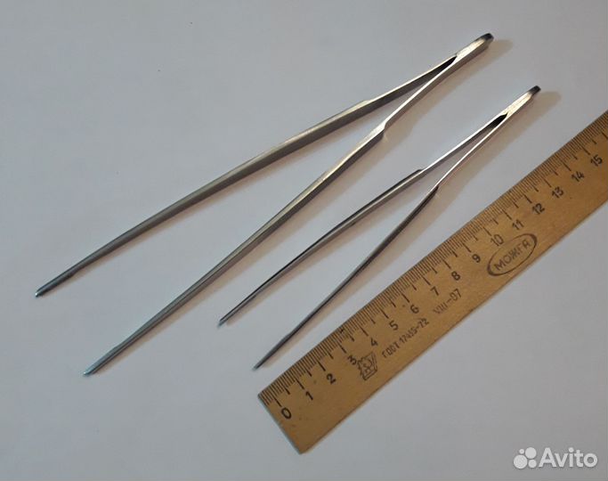 Пинцет медицинский СССР 2шт
