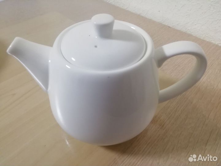 Чайник заварочный фарфоровый большой