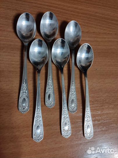 Ложки чайные посеребренные