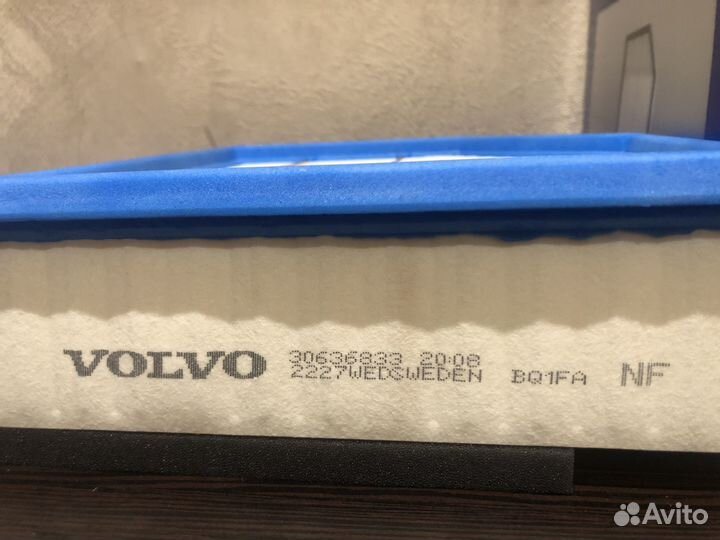 Фильтр воздушный хс 90 хс70 для Volvo 30636833