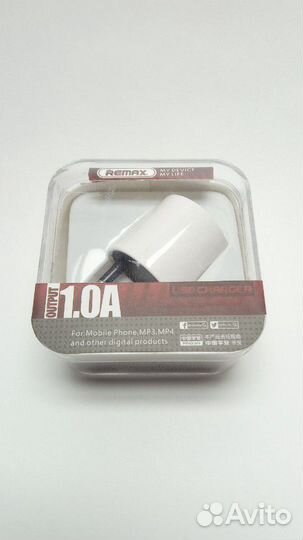 Remax Сетевая USB зарядка на 1 ампер