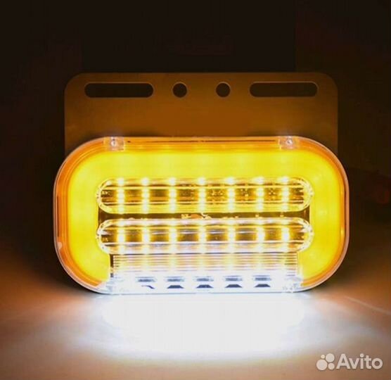 Фонарь габаритный боковой газель/прицеп 12в/24в