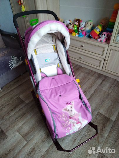 Санки коляска ника 7 8