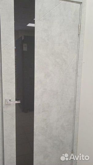 Межкомнатная дверь Геометрия со стеклом