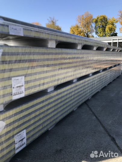 Сендвич панели минвата 150мм