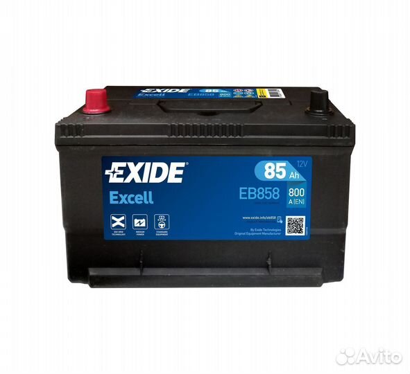 Аккумулятор Exide Excell EB858 85A/h(USA type)