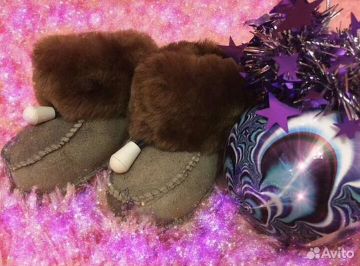 Пинетки меховые