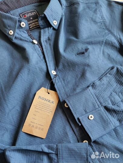 Рубашка хлопоковая мужская размер M