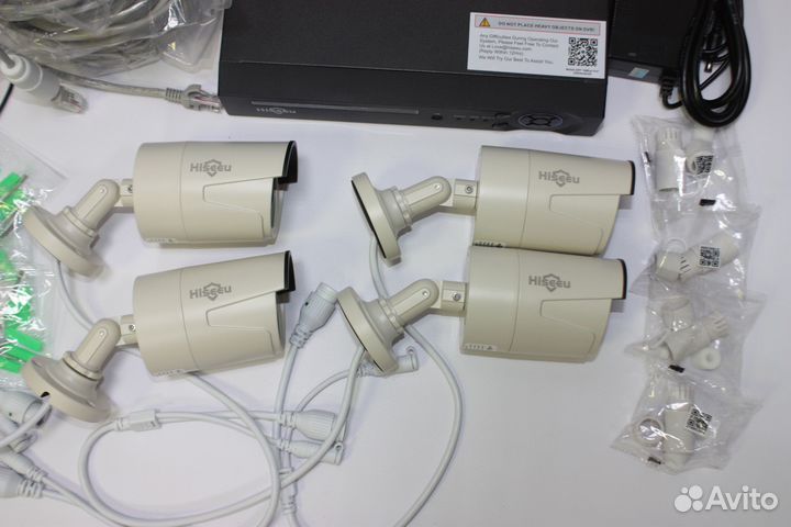 Комплект 4шт камер уличных 3 mp + регистратор