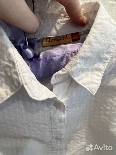 4 Детские школьные блузки на размер 146