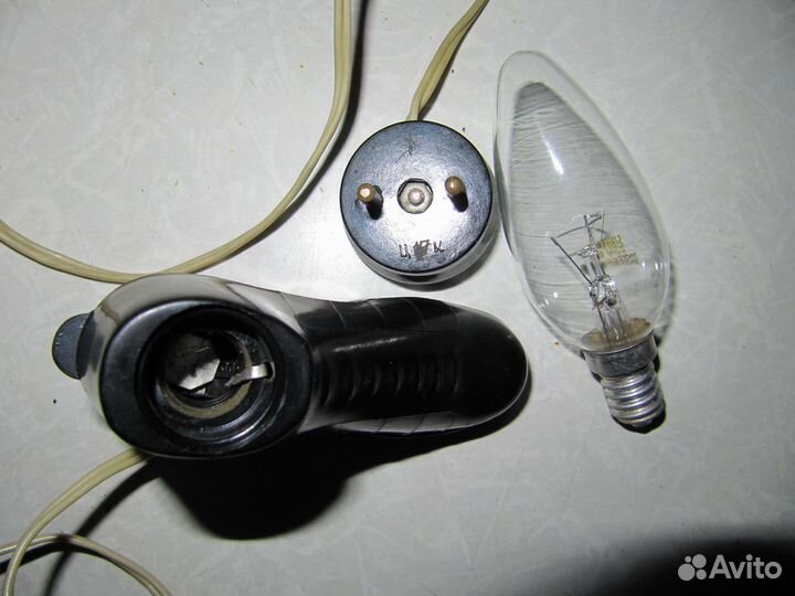 Светильник-прищепка ботинок СССР