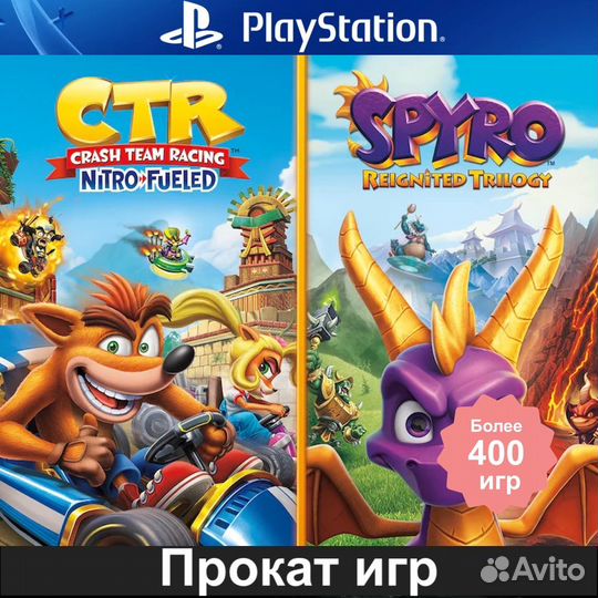 Crash Team Racing Nitro-Fueled + Spyro Game Bund