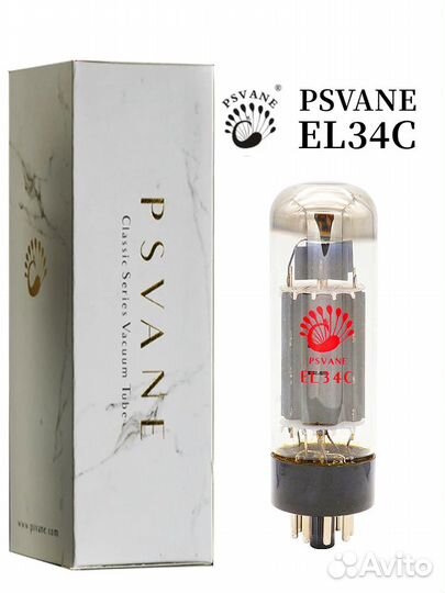 Лампы psvane EL34C - 2 шт. (matched)