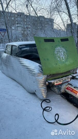 Отогрев авто