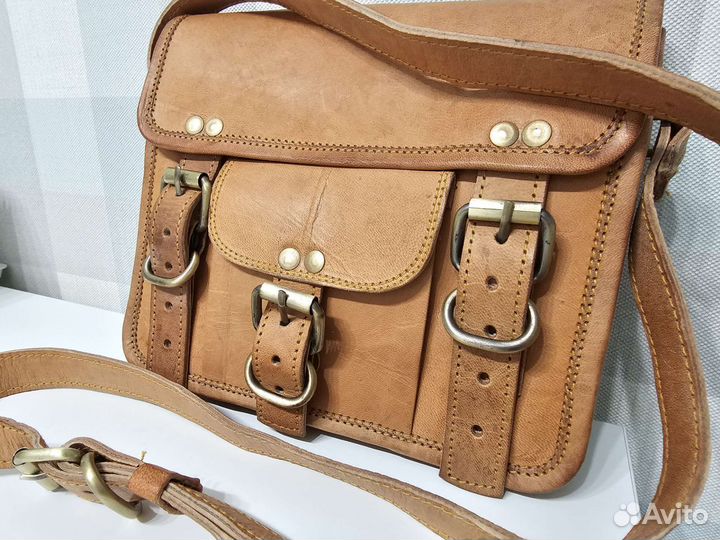 Сумка из натуральной кожи верблюда