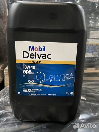 Mobil Delvac Modern 10w-40 Super Defense V1