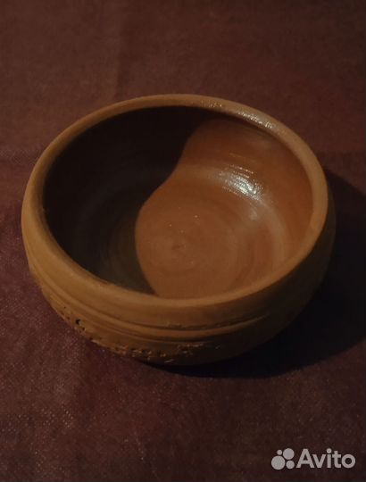 Горшочек/орешница.Глина ручная работа
