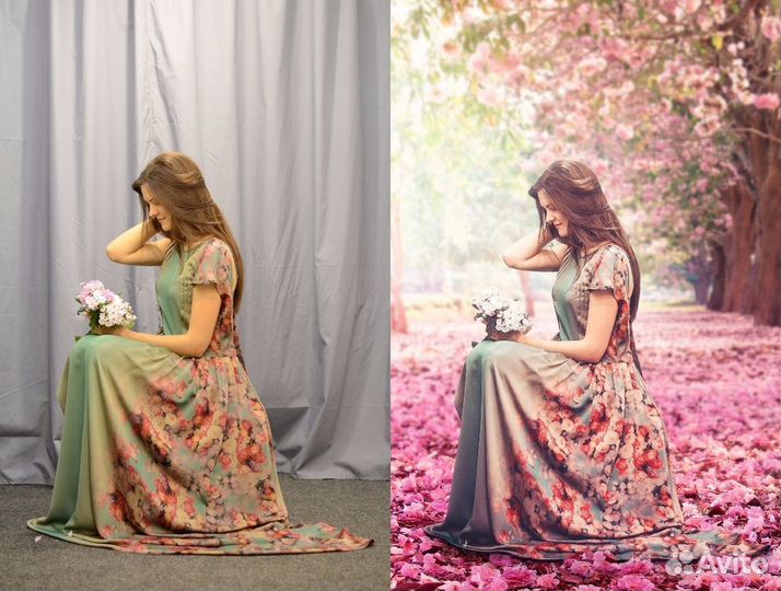 Обработка фото ретушь цветокоррекция реставрация