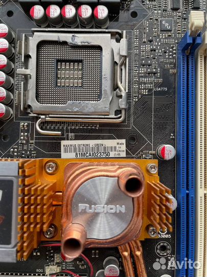 Материнская плата asus maximus extreme на 775