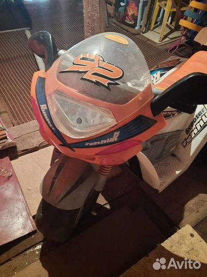 Детский мотоцикл на аккумуляторе бу