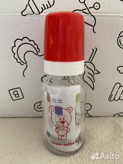 Бутылочка стеклянная Canpol