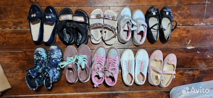 Детская одежда и обувь пакетом на девочку